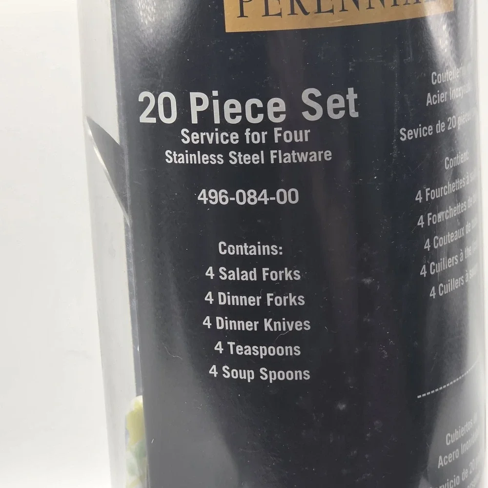 New Pfaltzgraff Perennials Shelby 20 Piece Set Service for 4 Floral Cottagecore